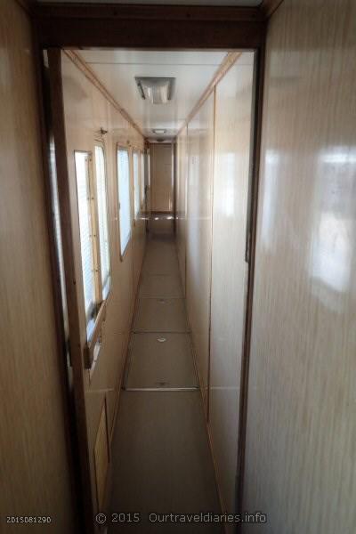 Inside a train carriage at the Ghan Museum, Alice Springs, NT