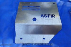 The Asfir rear air con skid plate