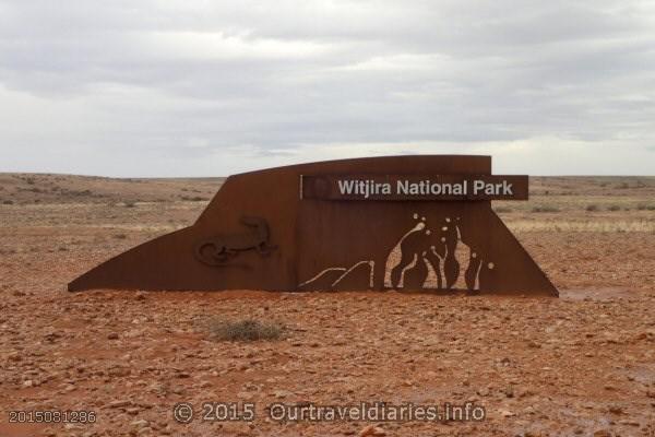 Entering Witjira National Park, South Australia.