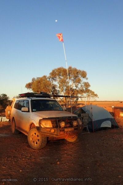 We camped overnight at Arckaringa Homestead, South Australia.