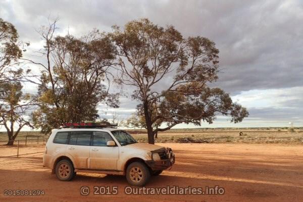 Campground at Kingoonya, South Australia