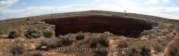 Panorama view of Koonalda Cave, South Australia
