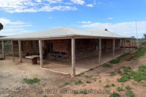 The restored Koonalda Homestead, South Australia