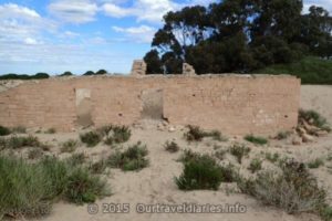 The old Eucla Telegraph Station near the coast, WA.