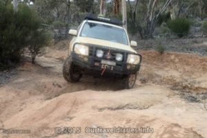 Track got a bit rough - Old Hyden Norseman Rd, Western Australia