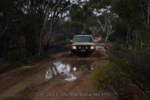 Another bog hole on Old Hyden Norseman Road, Western Australia