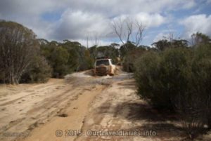 There was a bit of water this time along the Old Hyden Norseman Road, Western Australia