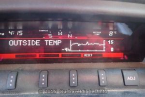 The temperature dropped when we got west of Hyden WA