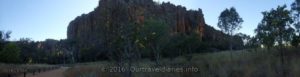 Entering Windjana Gorge, Napier Range, Kimberley, WA