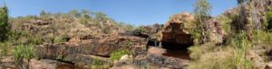 Small Waterfall, North of Bachsten Camp, Munja Track, Kimberley, WA