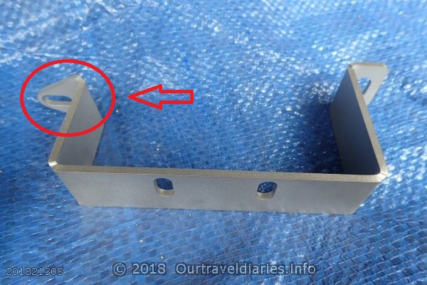 The slot on the HPD OCC-MB-MP2 brackets needs to be enlarged.