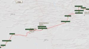 Hanns Track, Waypoints around Winterbottom Rocks