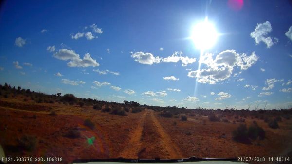 Still on Donkey Rocks Road just north of Marsh Dam, Western Australia.