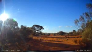 Crossroads at Pianto Road and Donkey Rocks Road, Western Australia.